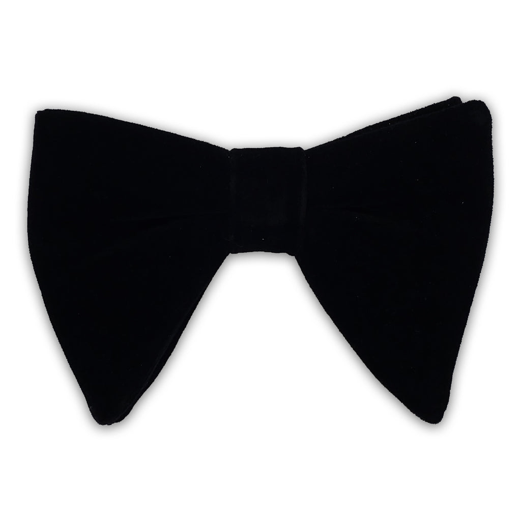 Black Velvet Big Bow Bowtie