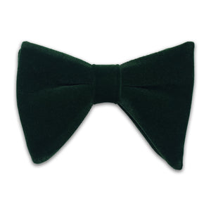 Green Velvet Big Bow Bowtie