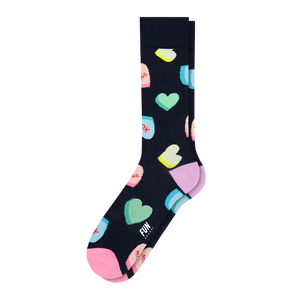 Be Mine Heart Socks